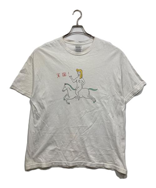 WACKO MARIA（ワコマリア）WACKO MARIA (ワコマリア) CREW NECK T-SHIRT/世界平和プロジェクト 23SS ホワイト サイズ:XLの古着・服飾アイテム