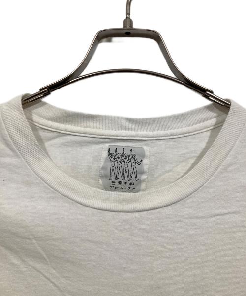 WACKO MARIA（ワコマリア）WACKO MARIA (ワコマリア) CREW NECK T-SHIRT/世界平和プロジェクト 23SS ホワイト サイズ:XLの古着・服飾アイテム