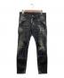 DSQUARED2（ディースクエアード）の古着「SKATER JEAN/スケーター ジーンズ」｜ブラック