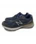 NEW BALANCE (ニューバランス) ローカットスニーカー ネイビー サイズ:26cm：7000円