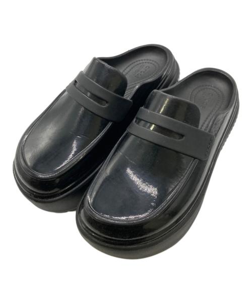 crocs（クロックス）crocs (クロックス) stomp high shine loafer ブラック サイズ:25cmの古着・服飾アイテム
