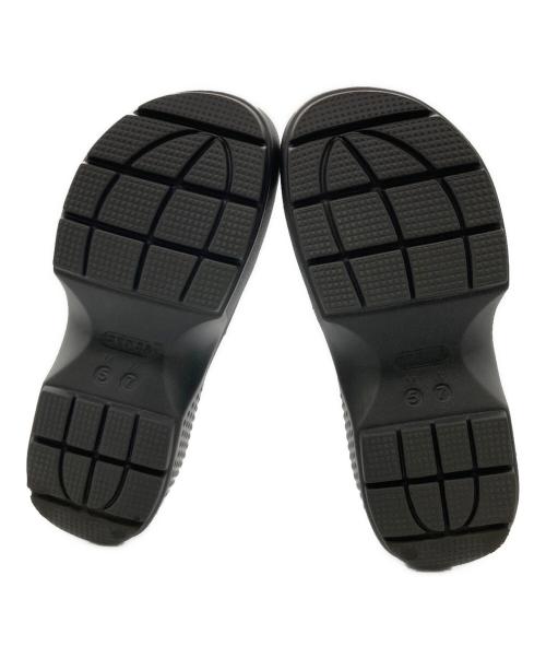 crocs（クロックス）crocs (クロックス) stomp high shine loafer ブラック サイズ:25cmの古着・服飾アイテム