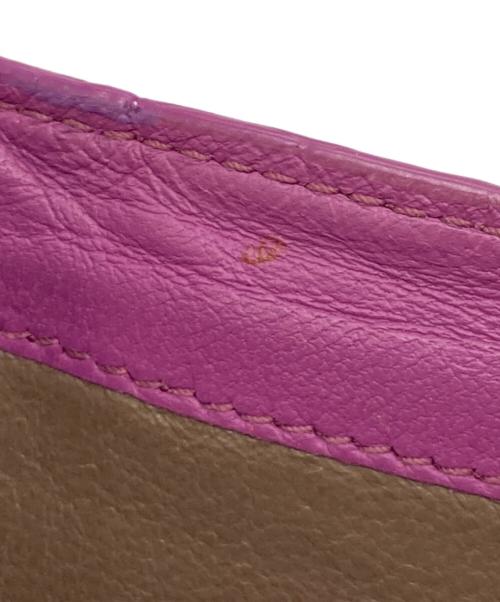 BOTTEGA VENETA（ボッテガベネタ）BOTTEGA VENETA (ボッテガベネタ) 3つ折り財布 パープルの古着・服飾アイテム