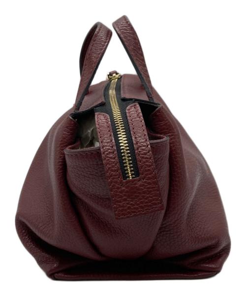 GIANNI CHIARINI（ジャンニ キアリーニ）GIANNI CHIARINI (ジャンニ キアリーニ) オリガミS / 2WAYハンドバッグ ボルドーの古着・服飾アイテム