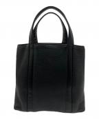 HIROFUヒロフ）の古着「レザーハンドバッグ」｜ブラック