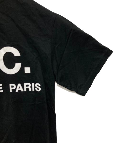A.P.C.（アーペーセー）A.P.C. (アーペーセー) ロゴプリントTシャツ ブラック サイズ:sの古着・服飾アイテム