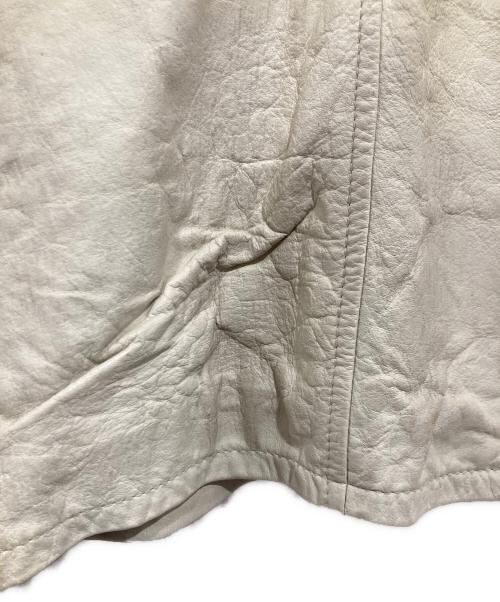 Schott（ショット）Schott (ショット) レザージャケット ホワイト サイズ:XLの古着・服飾アイテム