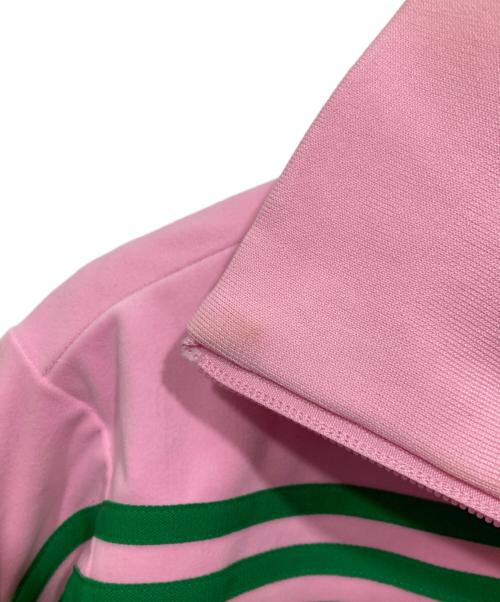 adidas（アディダス）adidas (アディダス) ベロアトラックジャケット ピンク サイズ:Lの古着・服飾アイテム