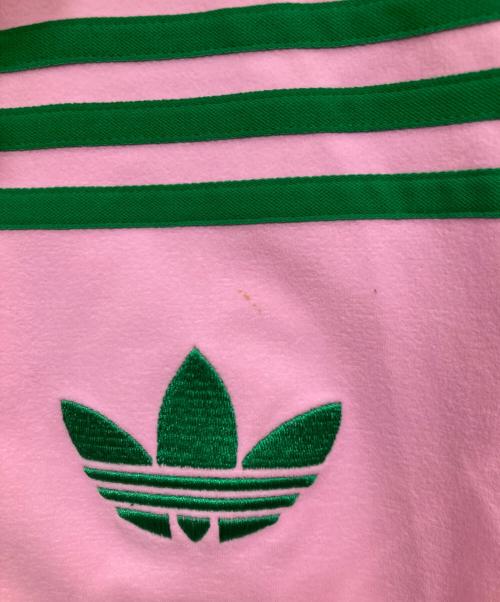 adidas（アディダス）adidas (アディダス) ベロアトラックジャケット ピンク サイズ:Lの古着・服飾アイテム