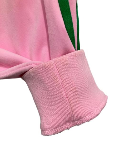 adidas（アディダス）adidas (アディダス) ベロアトラックジャケット ピンク サイズ:Lの古着・服飾アイテム