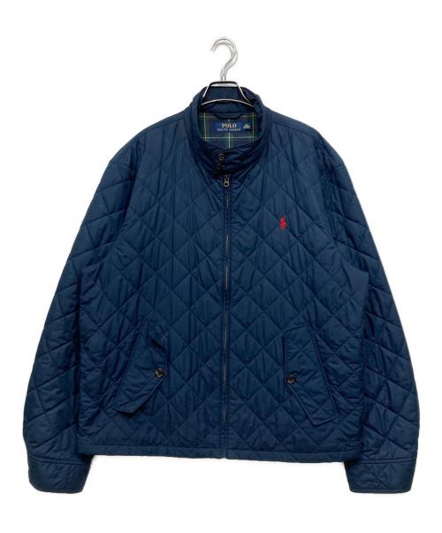 POLO RALPH LAUREN（ポロ・ラルフローレン）POLO RALPH LAUREN (ポロ・ラルフローレン) キルティングジャケット ネイビー サイズ:XXLの古着・服飾アイテム