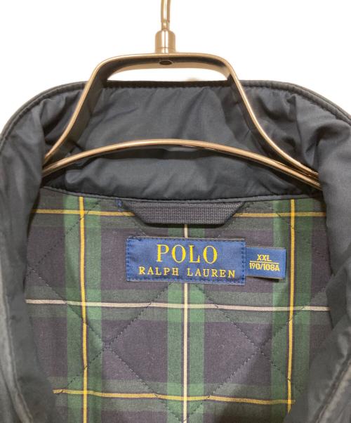 POLO RALPH LAUREN（ポロ・ラルフローレン）POLO RALPH LAUREN (ポロ・ラルフローレン) キルティングジャケット ネイビー サイズ:XXLの古着・服飾アイテム