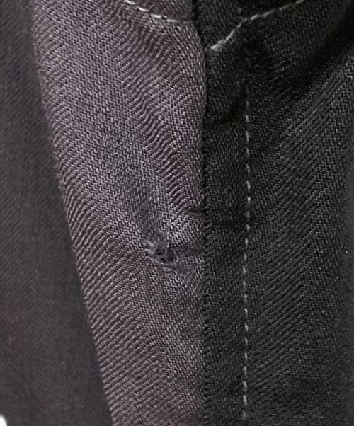 im MIYAKE DESIGN STUDIO（イッセイミヤケデザインスタジオ）im miyake design studio (イッセイミヤケデザインスタジオ) バイカラーシャツ グレー サイズ:Mの古着・服飾アイテム