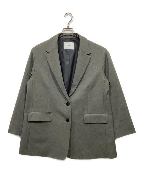 SLOBE IENA（スローブ イエナ）SLOBE IENA (スローブ イエナ) PE SHARK ビッグジャケット グレー サイズ:サイズ表記なしの古着・服飾アイテム