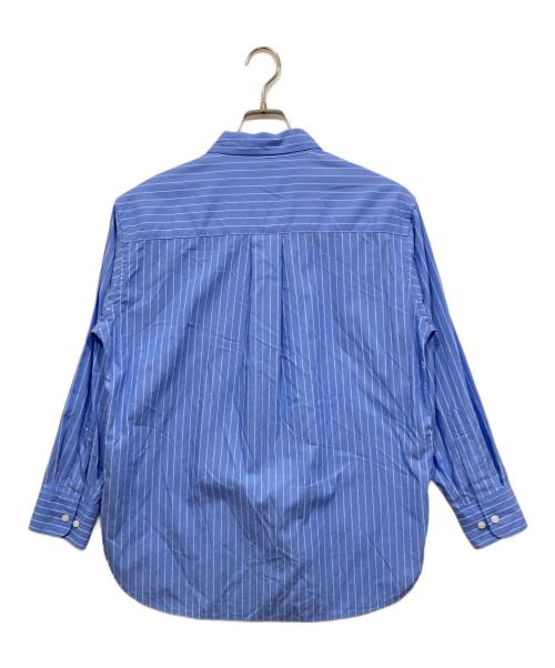 JOURNAL STANDARD（ジャーナルスタンダード）JOURNAL STANDARD (ジャーナルスタンダード) C/Lyストライプシャツ ブルー サイズ:Fの古着・服飾アイテム