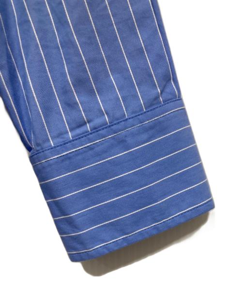 JOURNAL STANDARD（ジャーナルスタンダード）JOURNAL STANDARD (ジャーナルスタンダード) C/Lyストライプシャツ ブルー サイズ:Fの古着・服飾アイテム