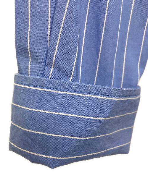 JOURNAL STANDARD（ジャーナルスタンダード）JOURNAL STANDARD (ジャーナルスタンダード) C/Lyストライプシャツ ブルー サイズ:Fの古着・服飾アイテム