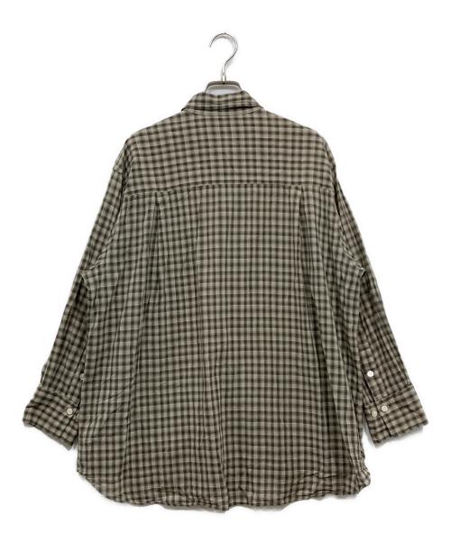 Spick and Span（スピック＆スパン）Spick and Span (スピック＆スパン) コットンボイルチェックシャツ グレー サイズ:Freeの古着・服飾アイテム