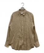 SLOBE IENAスローブ イエナ）の古着「リネンコットンレギュラーシャツ/ 25年モデル」｜ベージュ