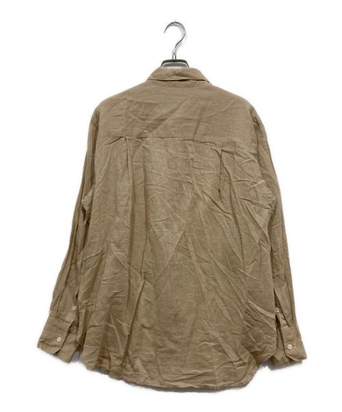 SLOBE IENA（スローブ イエナ）SLOBE IENA (スローブ イエナ) リネンコットンレギュラーシャツ/ 25年モデル ベージュ サイズ:Freeの古着・服飾アイテム