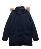 Quartz Coクオーツコー）の古着「ダウンコート」｜ネイビー