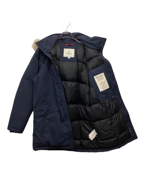 Quartz Co（クオーツコー）Quartz Co (クオーツコー) ダウンコート ネイビー サイズ:Mの古着・服飾アイテム
