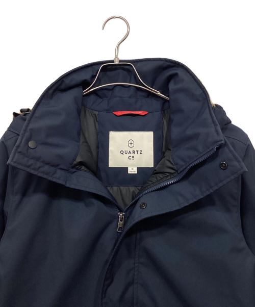 Quartz Co（クオーツコー）Quartz Co (クオーツコー) ダウンコート ネイビー サイズ:Mの古着・服飾アイテム