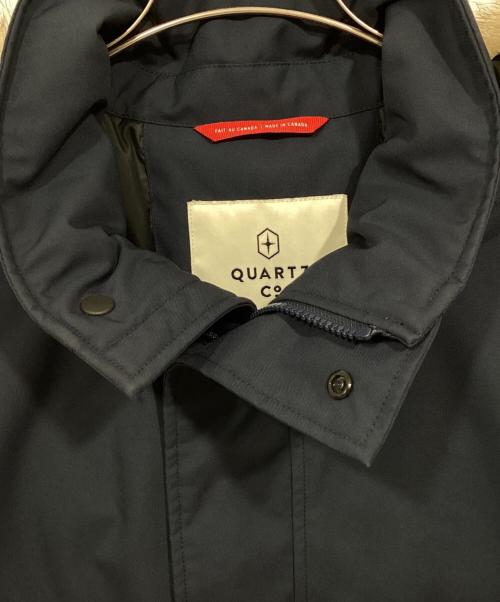 Quartz Co（クオーツコー）Quartz Co (クオーツコー) ダウンコート ネイビー サイズ:Mの古着・服飾アイテム