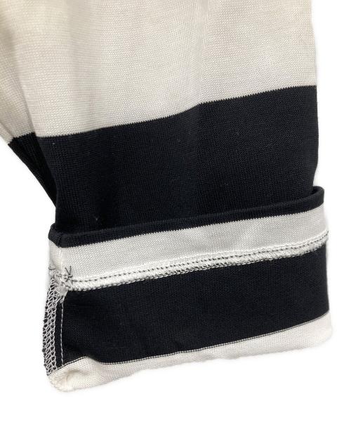 AUBERGE（オーベルジュ）AUBERGE (オーベルジュ) ボーダーカットソー ホワイト×ブラック サイズ:Lの古着・服飾アイテム