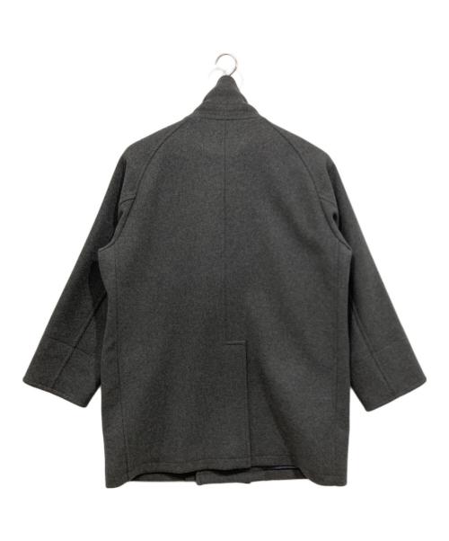 nano・universe（ナノ・ユニバース）nano・universe (ナノ・ユニバース) Pコート グレー サイズ:Ｌの古着・服飾アイテム