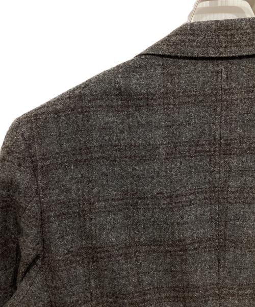 D'URBAN（ダーバン）D'URBAN (ダーバン) テーラードジャケット / ストレッチ ウール混ジャケット / ロロピアーナ / チェック グレー サイズ:サイズ表記なしの古着・服飾アイテム