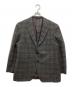 D'URBAN（ダーバン）の古着「テーラードジャケット / ストレッチ ウール混ジャケット / ロロピアーナ / チェック」｜グレー