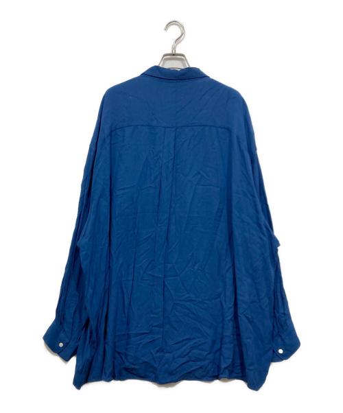 Graphpaper（グラフペーパー）Graphpaper (グラフペーパー) 長袖シャツ / SIDOGRAS Twill Viscose Oversized Sleeping Shirt ブルー サイズ:1の古着・服飾アイテム