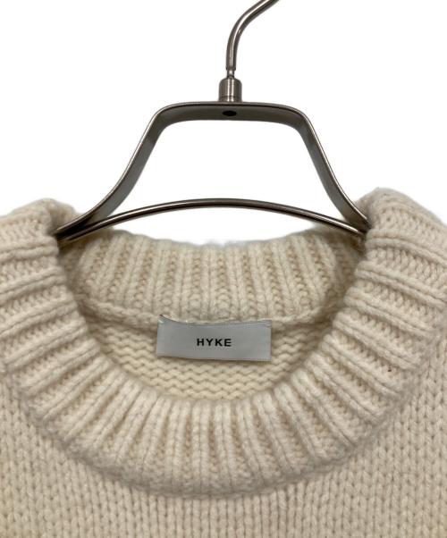 HYKE（ハイク）HYKE (ハイク) フリンジニットベスト / FRINGE SWEATER VEST ホワイト サイズ:Freeの古着・服飾アイテム