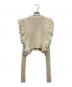 HYKE (ハイク) フリンジニットベスト / FRINGE SWEATER VEST ホワイト サイズ:Free：7000円