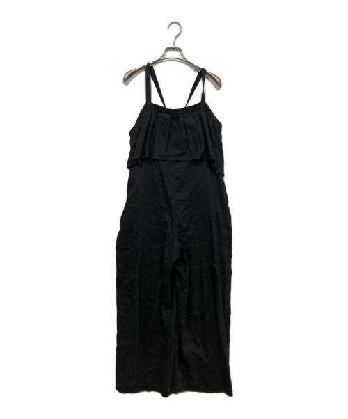 IENA（イエナ）IENA (イエナ) リネンフリルサロペット ブラック サイズ:Ｍの古着・服飾アイテム