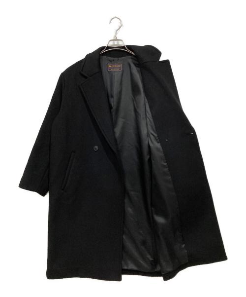 JOURNAL STANDARD relume（ジャーナルスタンダード レリューム）JOURNAL STANDARD relume (ジャーナルスタンダード レリューム) スーパーファインビーバーチェスターコート ブラック サイズ:36の古着・服飾アイテム