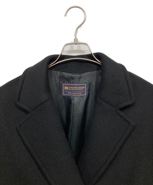 JOURNAL STANDARD relume（ジャーナルスタンダード レリューム）JOURNAL STANDARD relume (ジャーナルスタンダード レリューム) スーパーファインビーバーチェスターコート ブラック サイズ:36の古着・服飾アイテム