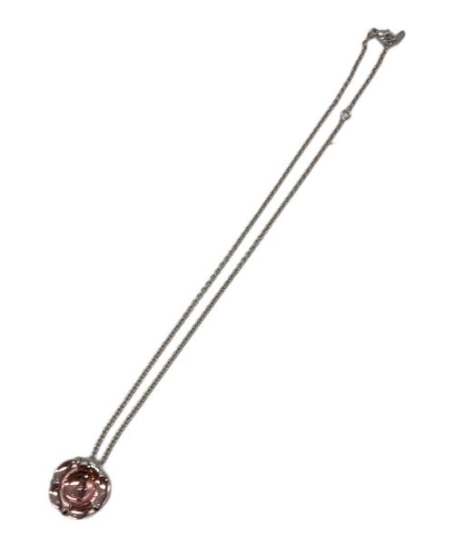 Baccarat（バカラ）Baccarat (バカラ) フラワーネックレス ピンクの古着・服飾アイテム