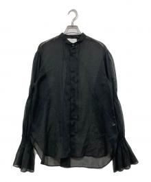STUMBLY（スタンブリ―）の古着「シアーシャツ」｜ブラック