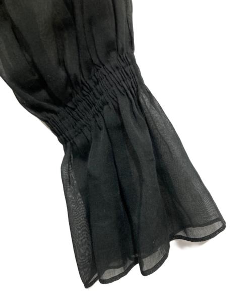 STUMBLY（スタンブリ―）STUMBLY (スタンブリ―) シアーシャツ ブラック サイズ:38の古着・服飾アイテム