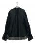 STUMBLY (スタンブリ―) シアーシャツ ブラック サイズ:38：5000円