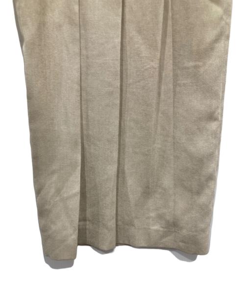 STUMBLY（スタンブリ―）STUMBLY (スタンブリ―) タックワイドパンツ ベージュ サイズ:38の古着・服飾アイテム