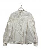 SCYEサイ）の古着「リネン ピンタックブラウス」｜ホワイト