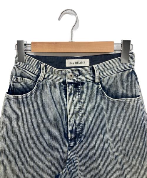 RAY BEAMS（レイ ビームス）RAY BEAMS (レイ ビームス) コーデュロイ 5ポケット ワイド パンツ ブルーの古着・服飾アイテム