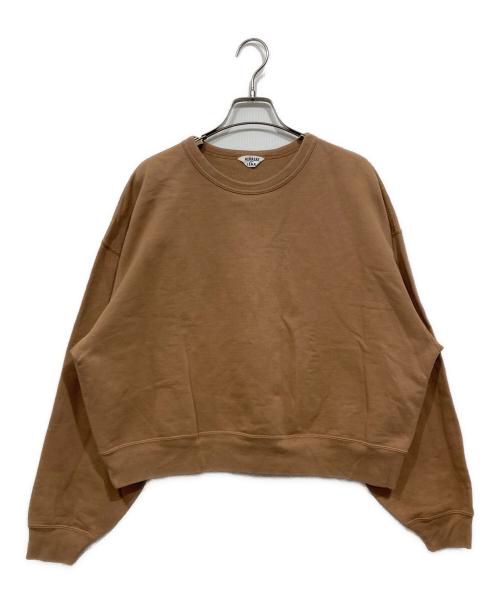 AURALEE（オーラリー）AURALEE (オーラリー) IENA別注 (イエナ) 別注SUPER SOFT ビッグスウェット ブラウン サイズ:Sの古着・服飾アイテム