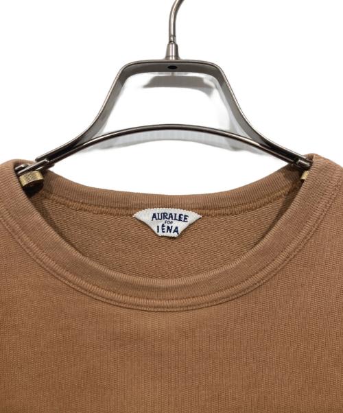AURALEE（オーラリー）AURALEE (オーラリー) IENA別注 (イエナ) 別注SUPER SOFT ビッグスウェット ブラウン サイズ:Sの古着・服飾アイテム