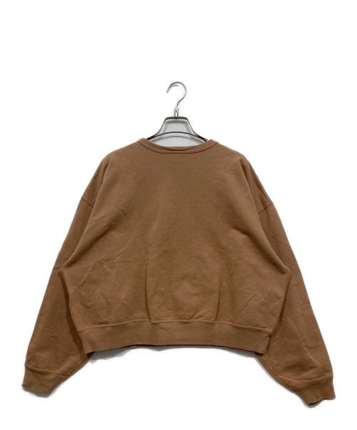 AURALEE（オーラリー）AURALEE (オーラリー) IENA別注 (イエナ) 別注SUPER SOFT ビッグスウェット ブラウン サイズ:Sの古着・服飾アイテム
