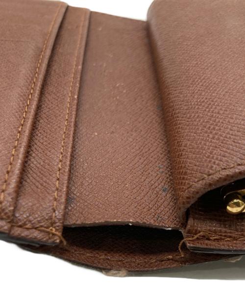 LOUIS VUITTON（ルイ ヴィトン）LOUIS VUITTON (ルイ ヴィトン) がま口2つ折り財布 ブラウンの古着・服飾アイテム