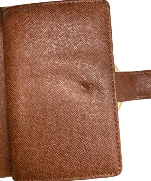 LOUIS VUITTON（ルイ ヴィトン）LOUIS VUITTON (ルイ ヴィトン) がま口2つ折り財布 ブラウンの古着・服飾アイテム